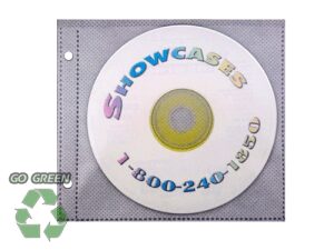 CD in a transparent protective sleeve.