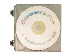 CD labeled "Showcases" in a case.